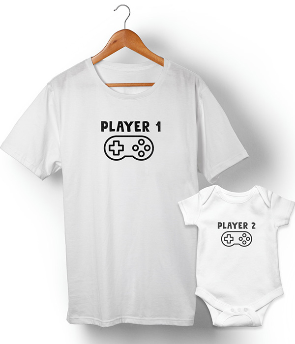 Camiseta e Body Pai e Filho